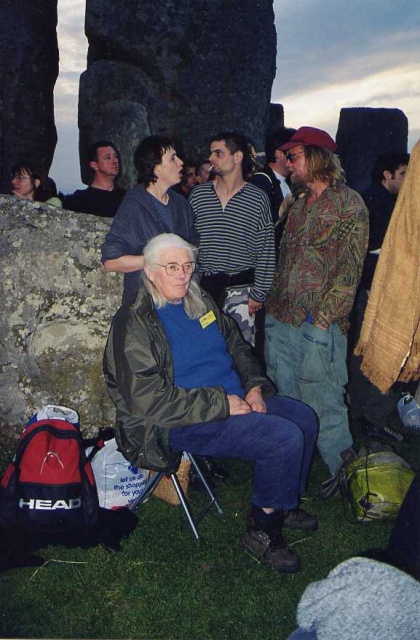 A peace-steward and long-standing campaigner waits at the beginning of the night.