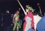 The King's Drummers begin to process around the stones.