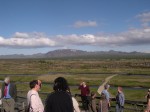 Conference participants at Thingvellir