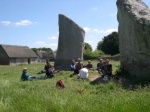 People at the Cove in the height of the noon-tide 
