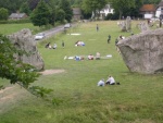 into the brightness of day, and increasing numbers of people in the vast circle of the stones
